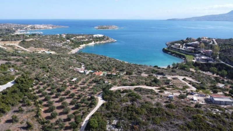 Loutraki Akrotiri Kreta, Loutraki: Grundstück mit Meerblick in Strandnähe zu verkaufen Grundstück kaufen